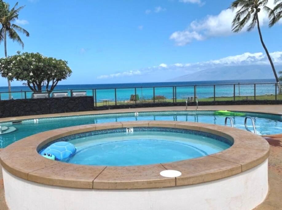 Coral Cove-Poolside Condo And Panoramic Ocean View Kahana Luaran gambar